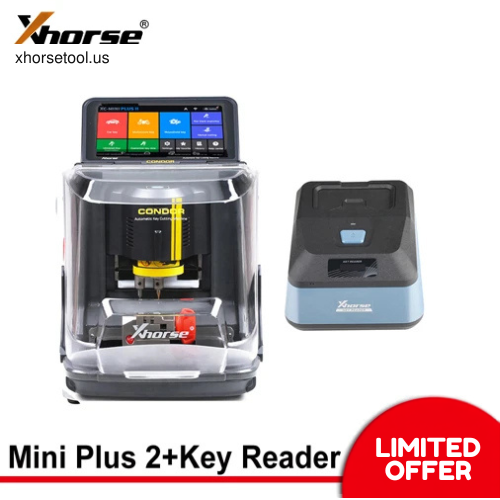 Xhorse Condor XC-Mini Plus II Key Cutting Machine and Key Reader XDKP00GL