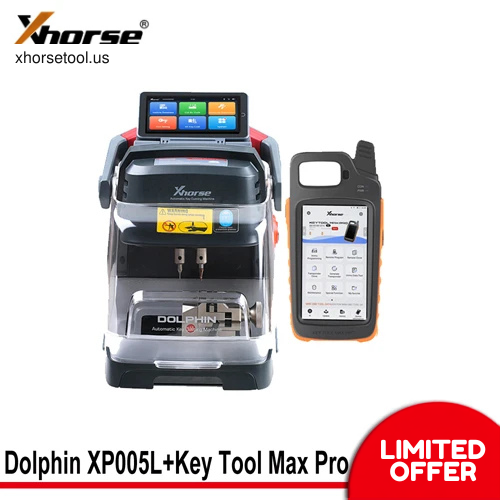 Xhorse Dolphin II XP-005L Key Cutting Machine and VVDI Key Tool Max Pro