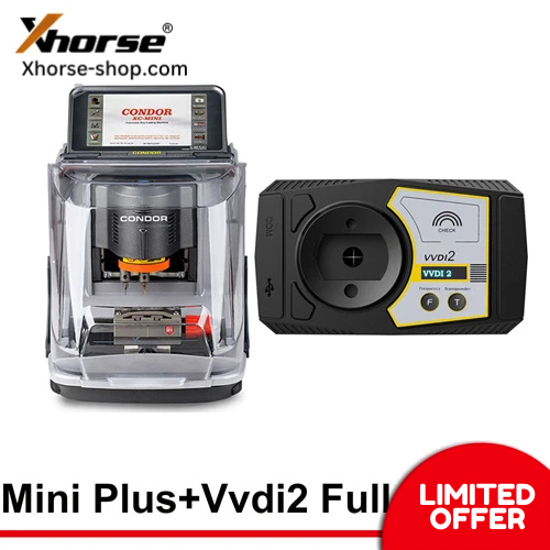 Xhorse iKeycutter Mini Condor Plus XC-MINI Master and VVDI2 Commander Programmer 13 Software Version