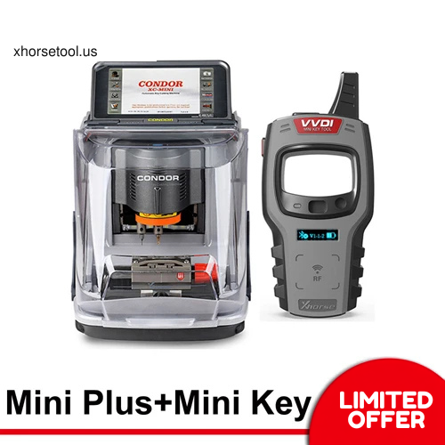 Xhorse Condor XC-Mini Plus Key Cutting Machine + VVDI MINI Key Tool