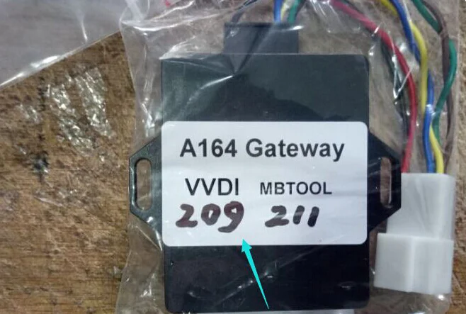 Mercedes A164 W164 Gateway Adapter for VVDI MB BGA TOOL Newly Add W209 W211 - Adapter and connection details