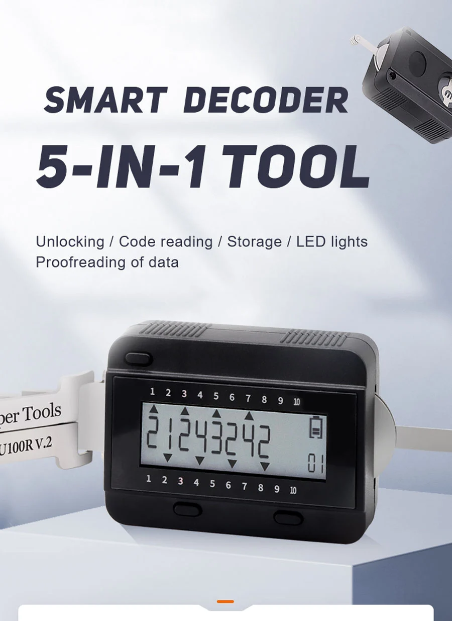 NP Smart 5-in-1 Tool HU66 V.3 Smart Decoder - Product feature detail 1
