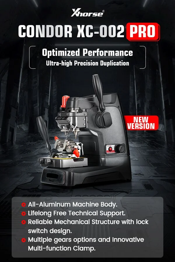 Original Xhorse Condor XC-002 Pro Ikeycutter Manually Key Cutting Machine - Product feature detail 1