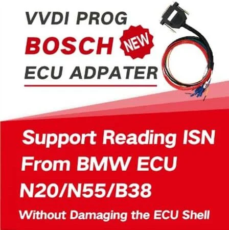 VVDI Prog Bosch ECU Adapter Support Reading ISN from BMW ECU N20 N55 N38 without Opening - Product feature detail 1