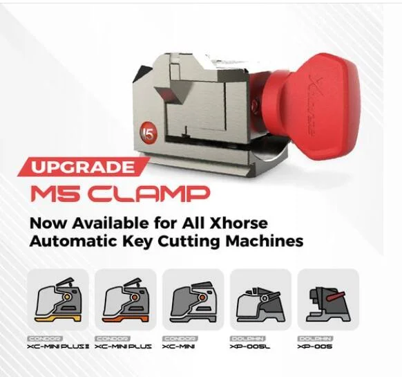 Xhorse M5 Clamp for Condor XC-MINI Plus/MINI Plus II/Dolphin XP005/XP005L - Compatible clamps, cutters, and probes