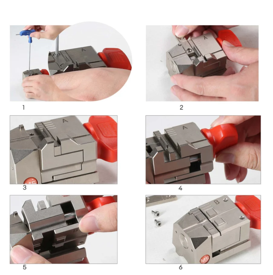 Xhorse M5 Clamp for Condor XC-MINI Plus/MINI Plus II/Dolphin XP005/XP005L - Compatible clamps, cutters, and probes