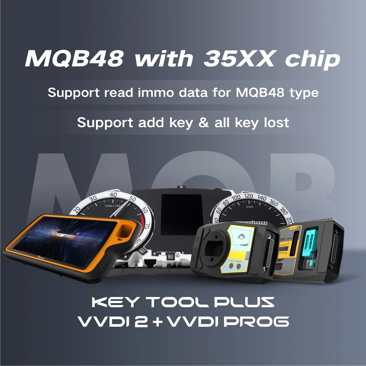 Xhorse VAG MQB48 NEC35XX Authorization for Add Key and All Keys Lost For VVDI Key Tool Plus/VVDI2+VVDI Prog - Product feature detail 1