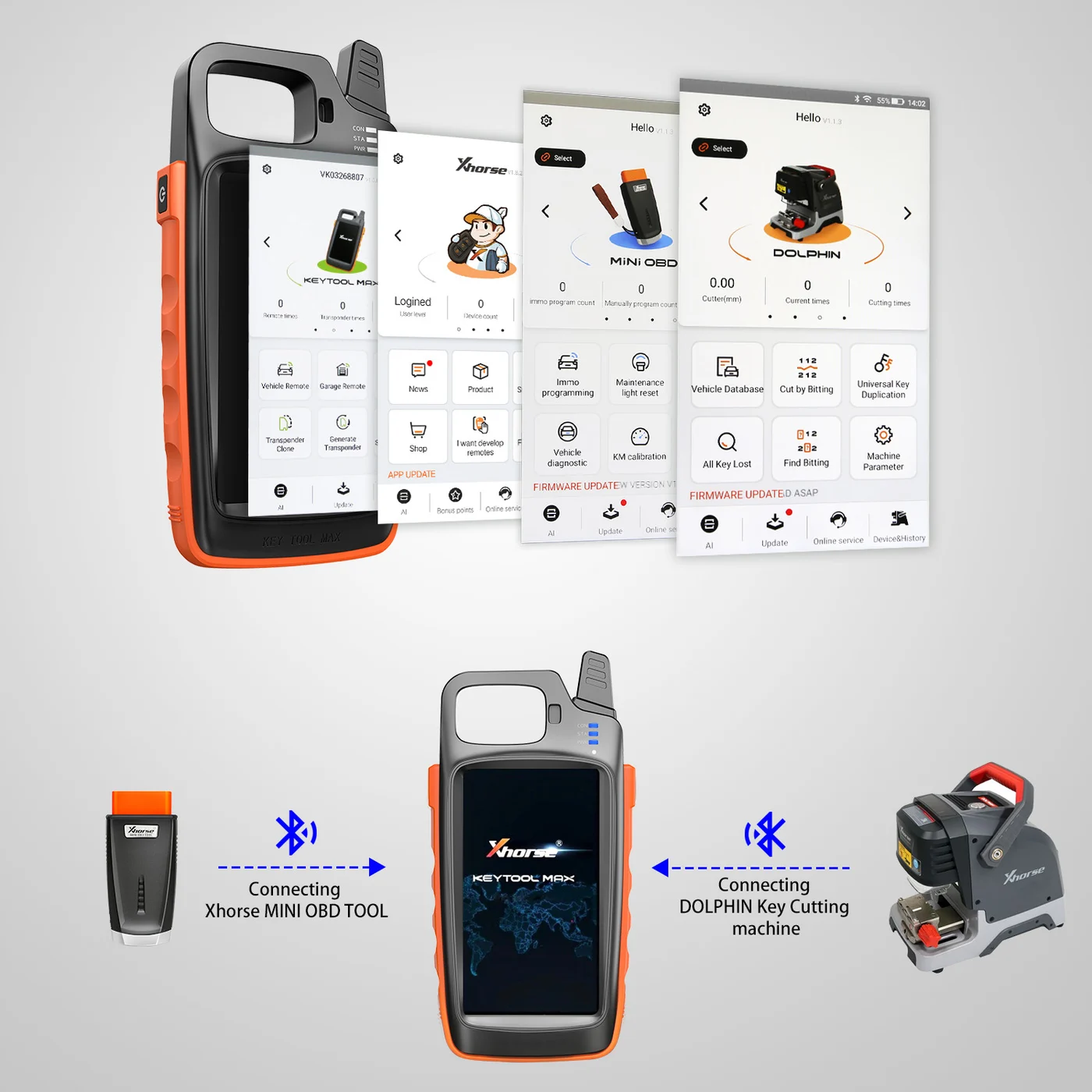 Xhorse VVDI Key Tool Max +10Pcs Super chips XT27A01+Free Renew Cable - Product feature detail 3