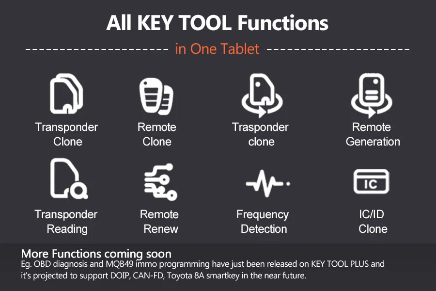 Xhorse VVDI Key Tool Plus Pad Full Configuration Advance GL Version - Product feature detail 3