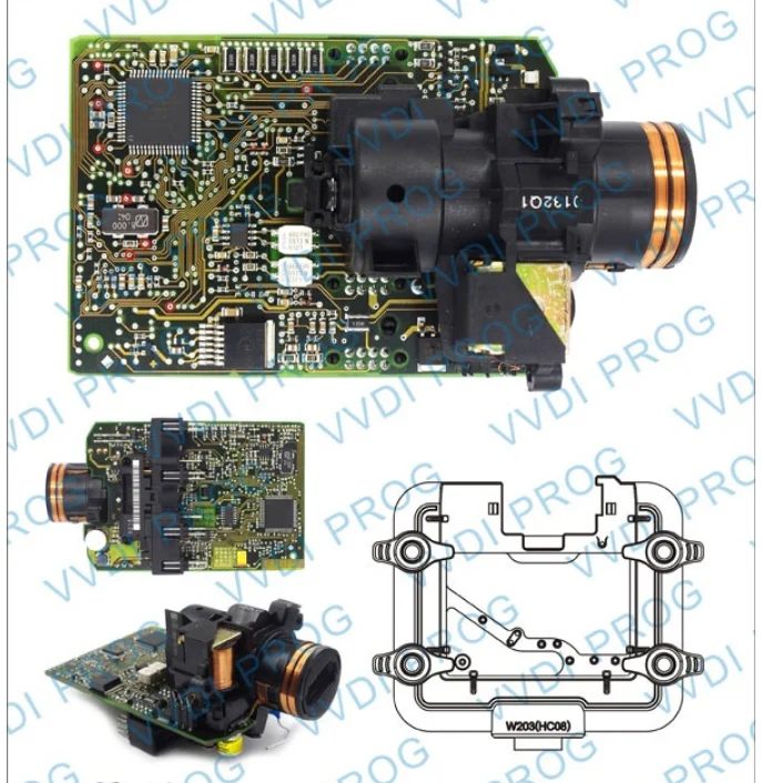 Xhorse VVDI Prog EZS adapters 10pcs for Key Tool Plus/VVDI PRO/MULTI-PROG/Mini Prog/VVDI MB - Adapter and connection details