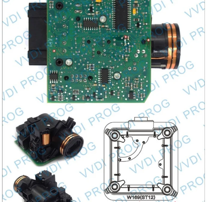 Xhorse VVDI Prog EZS adapters 10pcs for Key Tool Plus/VVDI PRO/MULTI-PROG/Mini Prog/VVDI MB - Adapter and connection details