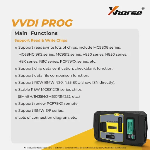 Xhorse VVDI PROG Programmer Multi-Language Read/Write ECU MCU IMMO EEPROM - Product feature detail 2