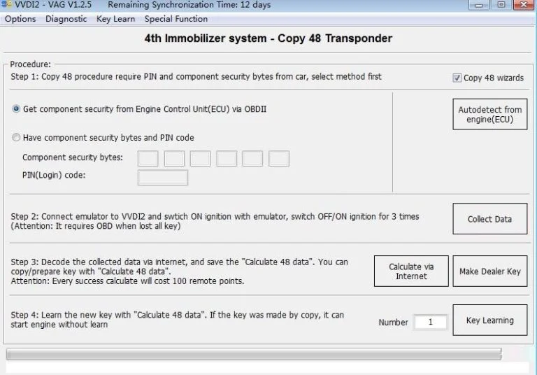 XHORSE VVDI2 ID48 Transponder Chip Copy Data Collector (no need register condor) - Product feature detail 2