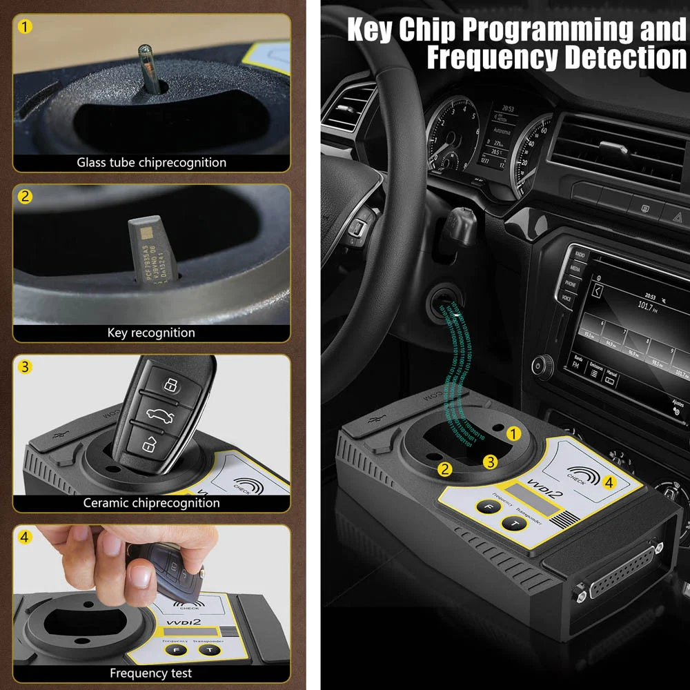 Xhorse VVDI2 Key Programmer for VW/Audi/BMW/PSA Full 13 Software Version - Software interface and supported data