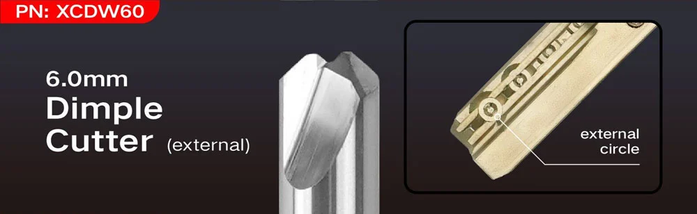 XHORSE XCDW6DGL 6.0mm Dimple Cutter (External) for Condor XC-Mini Plus II 5pcs/lot - Product feature detail 1