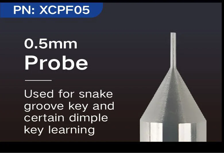 XHORSE XCPF05GL 0.5mm Probe for Condor XC-Mini Plus II 5pcs/lot - Compatible clamps, cutters, and probes