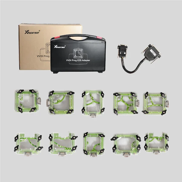 Xhorse XDKP30 Multi-function Adapter BOSH ECU+ Benz EZS + EWS4 + Renew 4 in 1 For Mini Prog/Key Tool Plus - Adapter and connection details