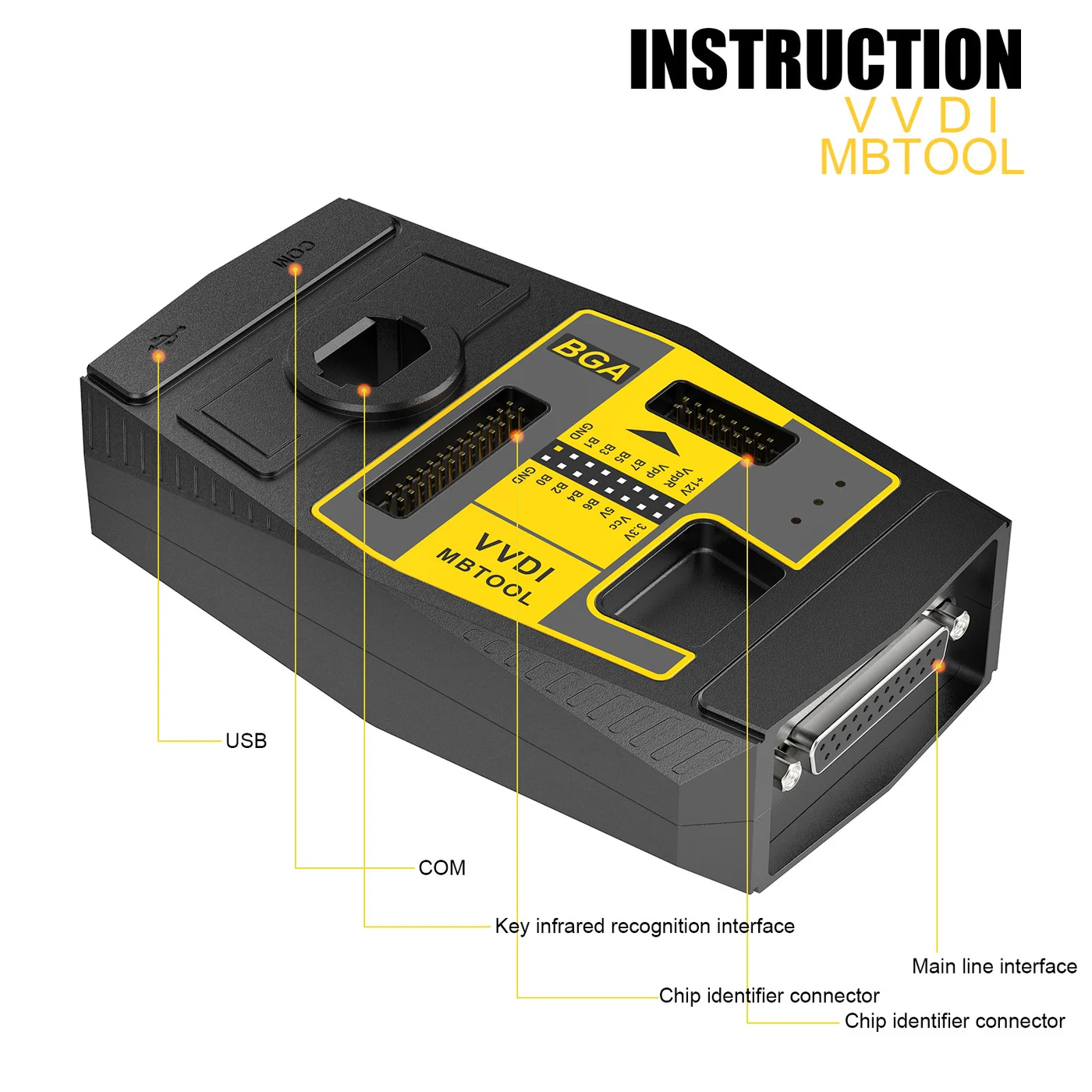 Xhorse XDMBC0EN VVDI MB BGA Tool Benz Key Programmer - Product feature detail 4