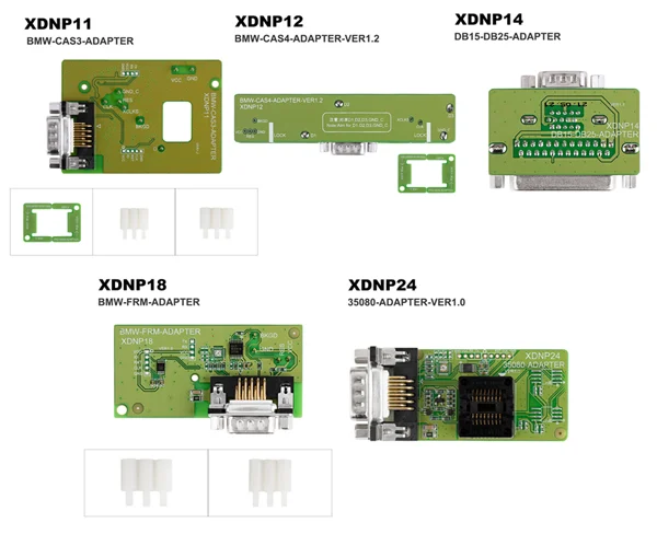 Xhorse XDNPP1CH Adapters Solder-free BMW 5PCS Set For Xhorse MINI PROG and Key Tool Plus - Product feature detail 1