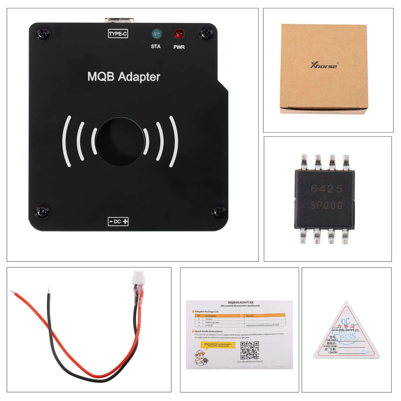 XHORSE XDMQBAGL MQB Adapter for VVDI MLB Tool No Need to Disassemble the Instrument 3