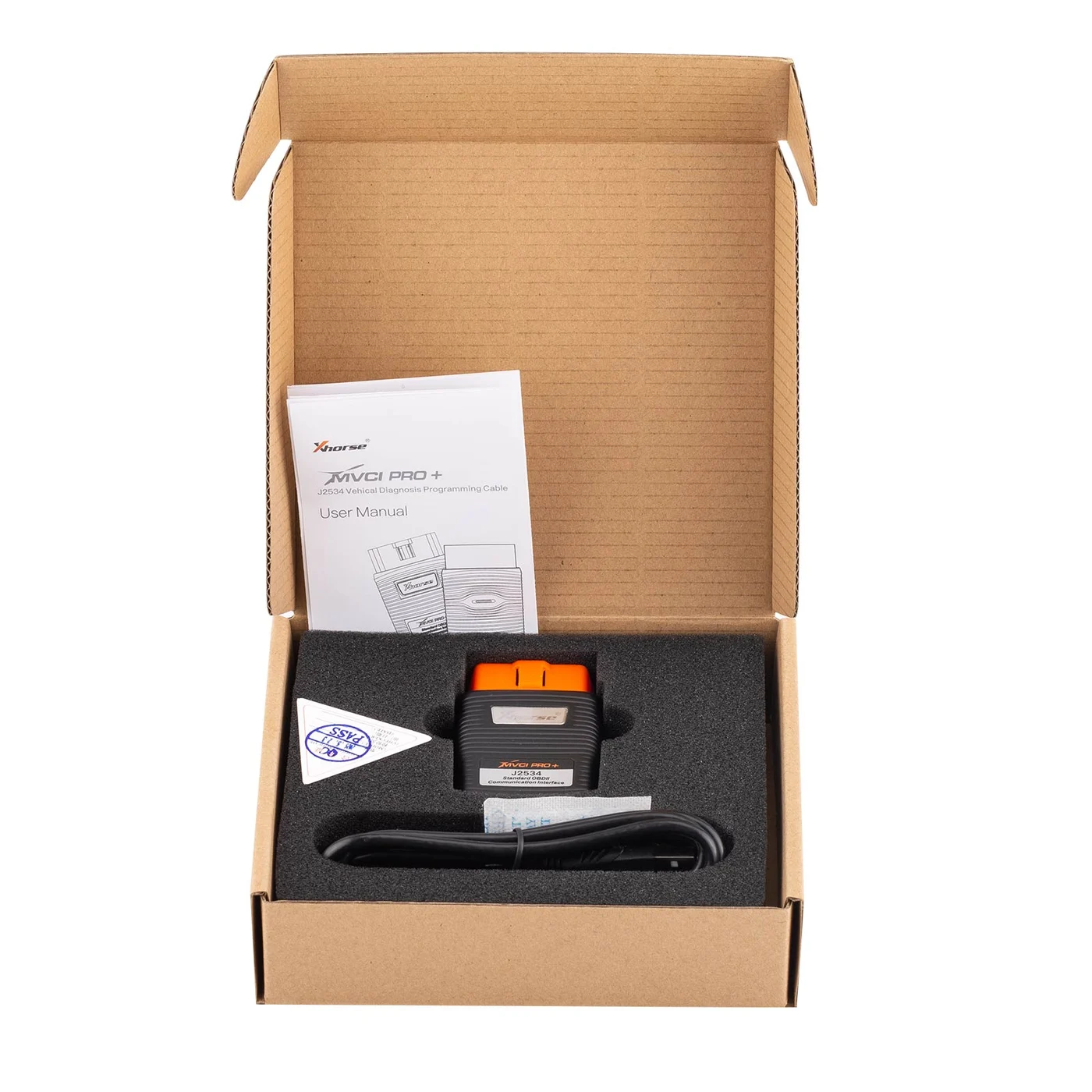 XHORSE XDMVJP MVCI PRO+ J2534 Super Vehicle Diagnosis Programming Cable Support Multi-Vehicle and Multi-Protocol 2