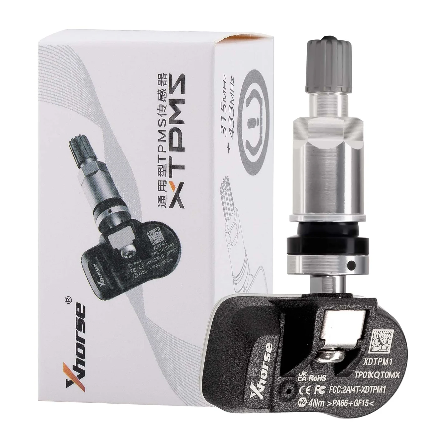 XHORSE XDTPM1EN XTPMS TPMS Sensor 315MHZ/433MHZ for Key Tool MIDI/Key Tool Plus/Key Tool Max Pro