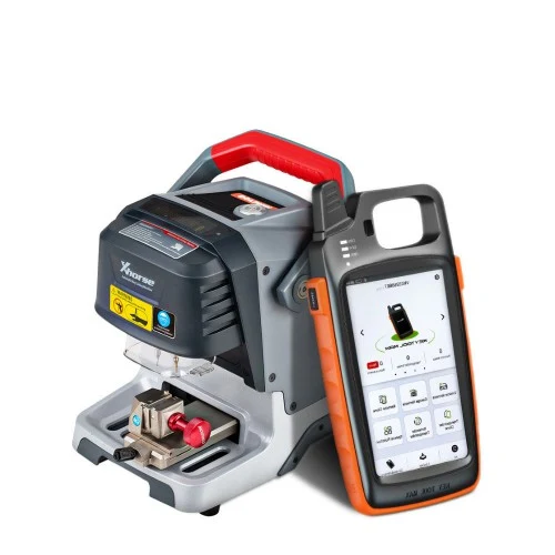 Xhorse Dolphin XP005 Key Cutting Machine with M5 Clamp plus VVDI Key Tool Max Pro As a Screen product detail 4