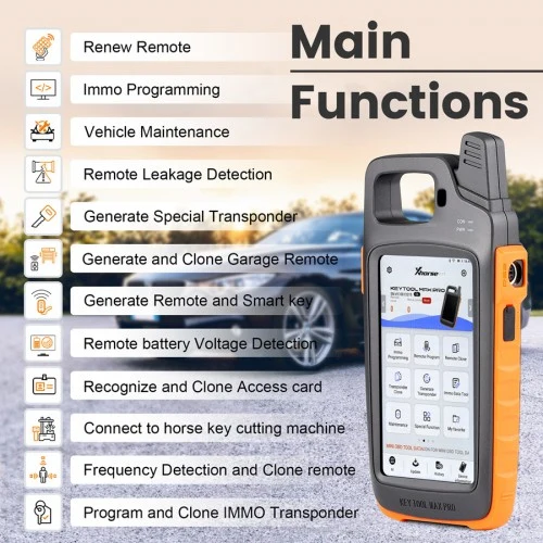 Xhorse Dolphin XP005 Key Cutting Machine with M5 Clamp plus VVDI Key Tool Max Pro As a Screen product detail 5