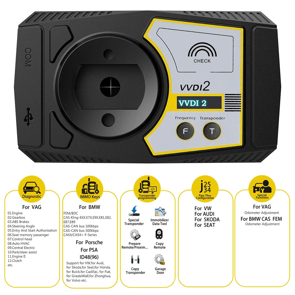 VVDI2 Key Programmer Full 13 Softwares Version Plus Multi-Prog Programmer 12