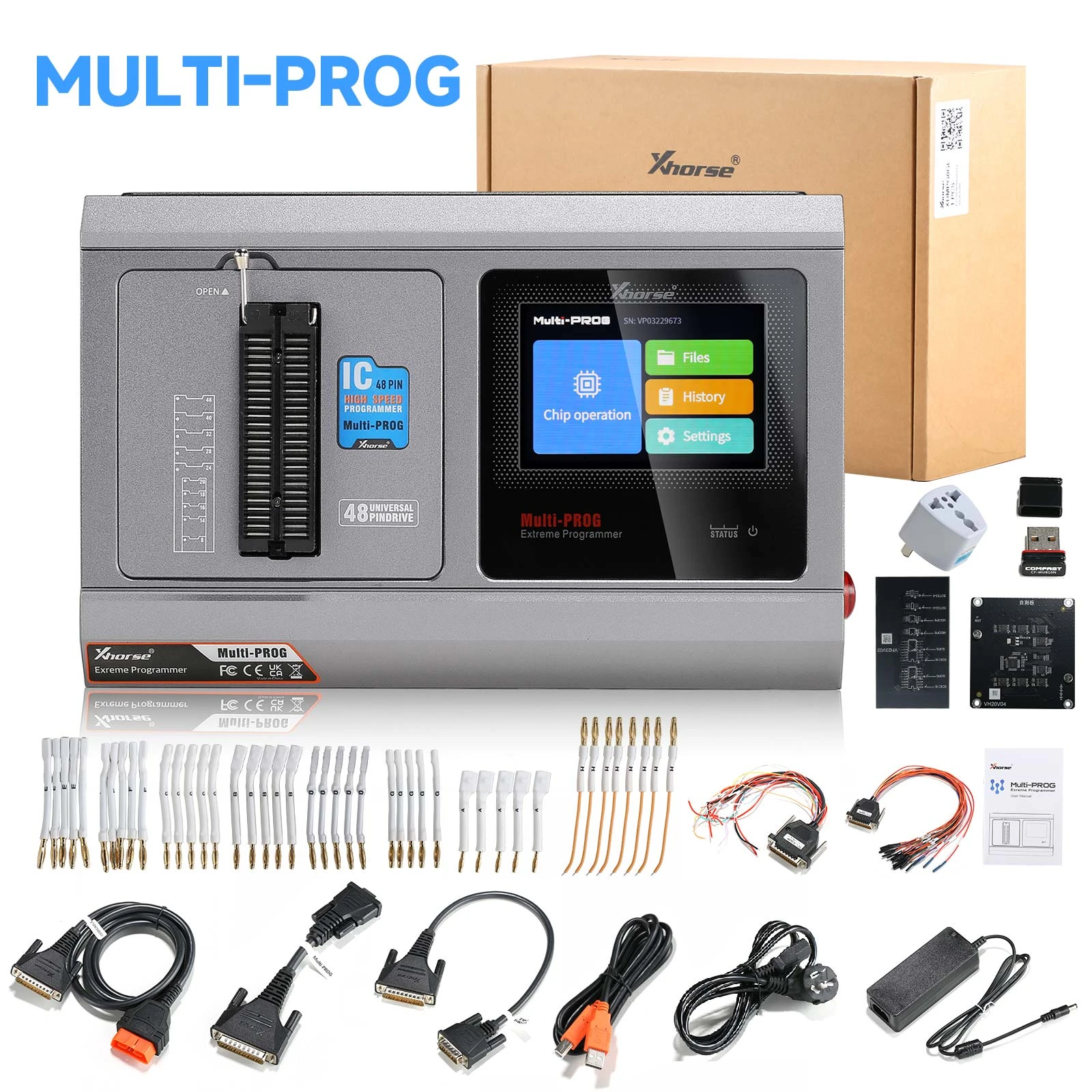 VVDI2 Key Programmer Full 13 Softwares Version Plus Multi-Prog Programmer 8