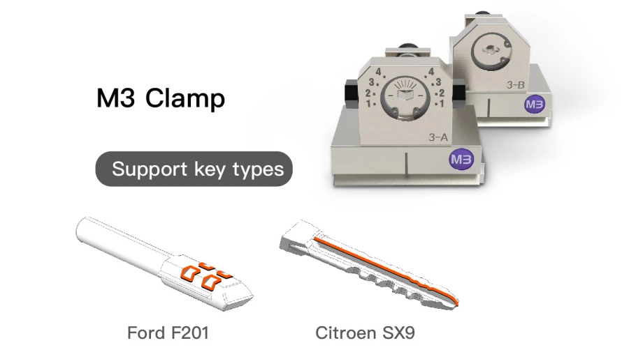 Xhorse Condor XC-Mini Plus II Key Cutting Machine and VVDI Key Tool Plus One BGA Token Free Everyday feature detail 5