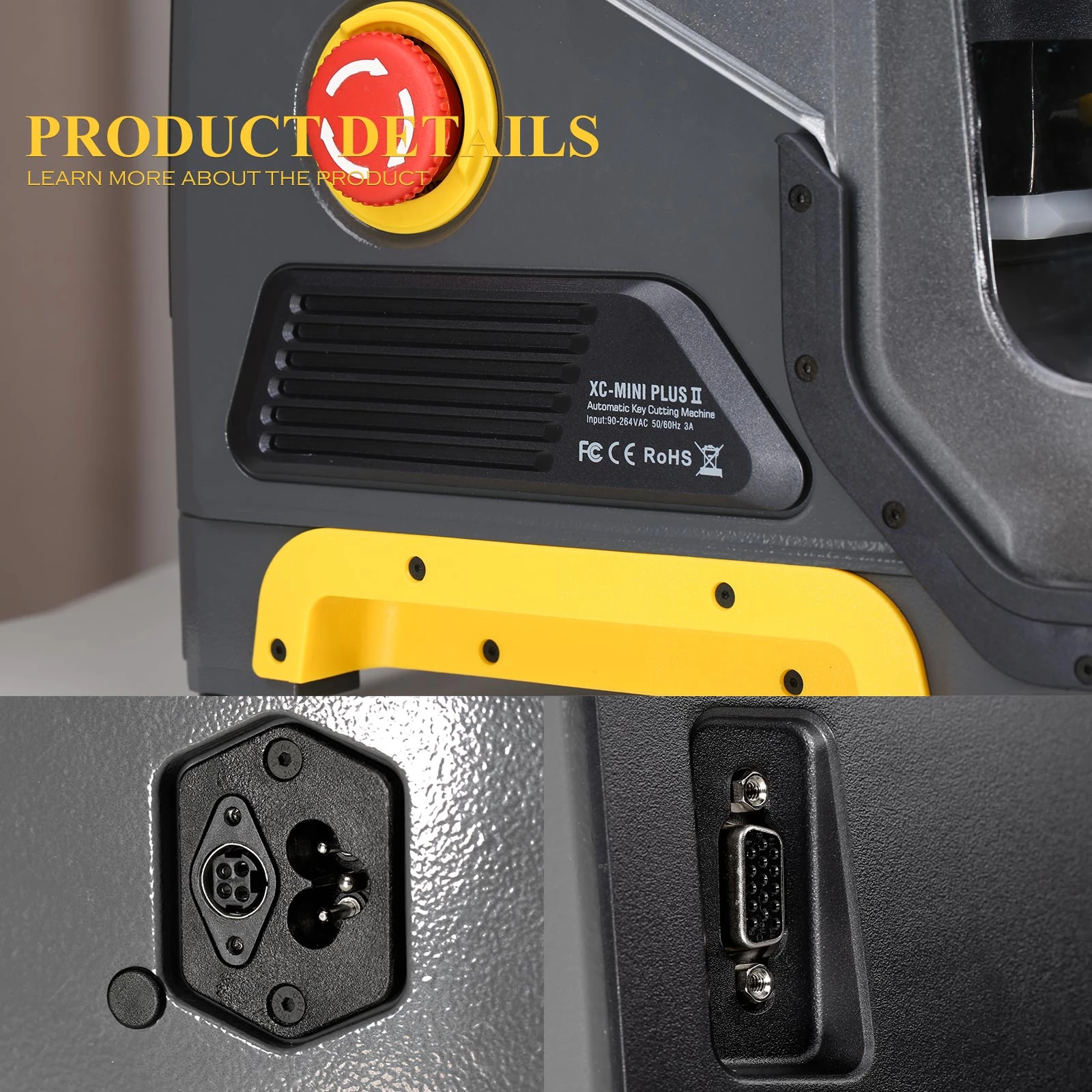 Xhorse Condor XC-MINI Plus II Key Cutting Machine Support Car/Motorbike/House Keys With M3 and M5 Clamps 13