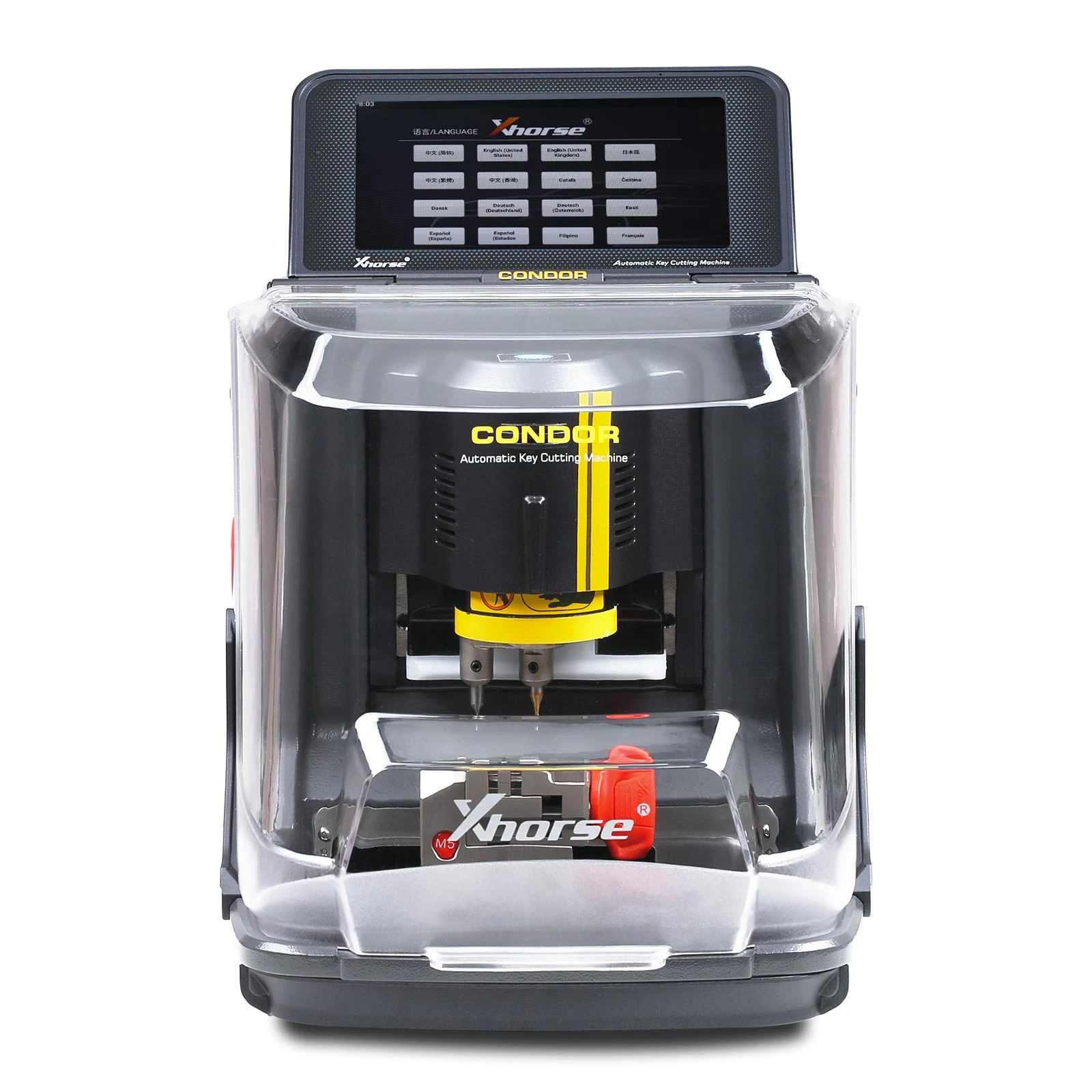 Xhorse Condor XC-MINI Plus II Key Cutting Machine Support Car/Motorbike/House Keys With M3 and M5 Clamps 15