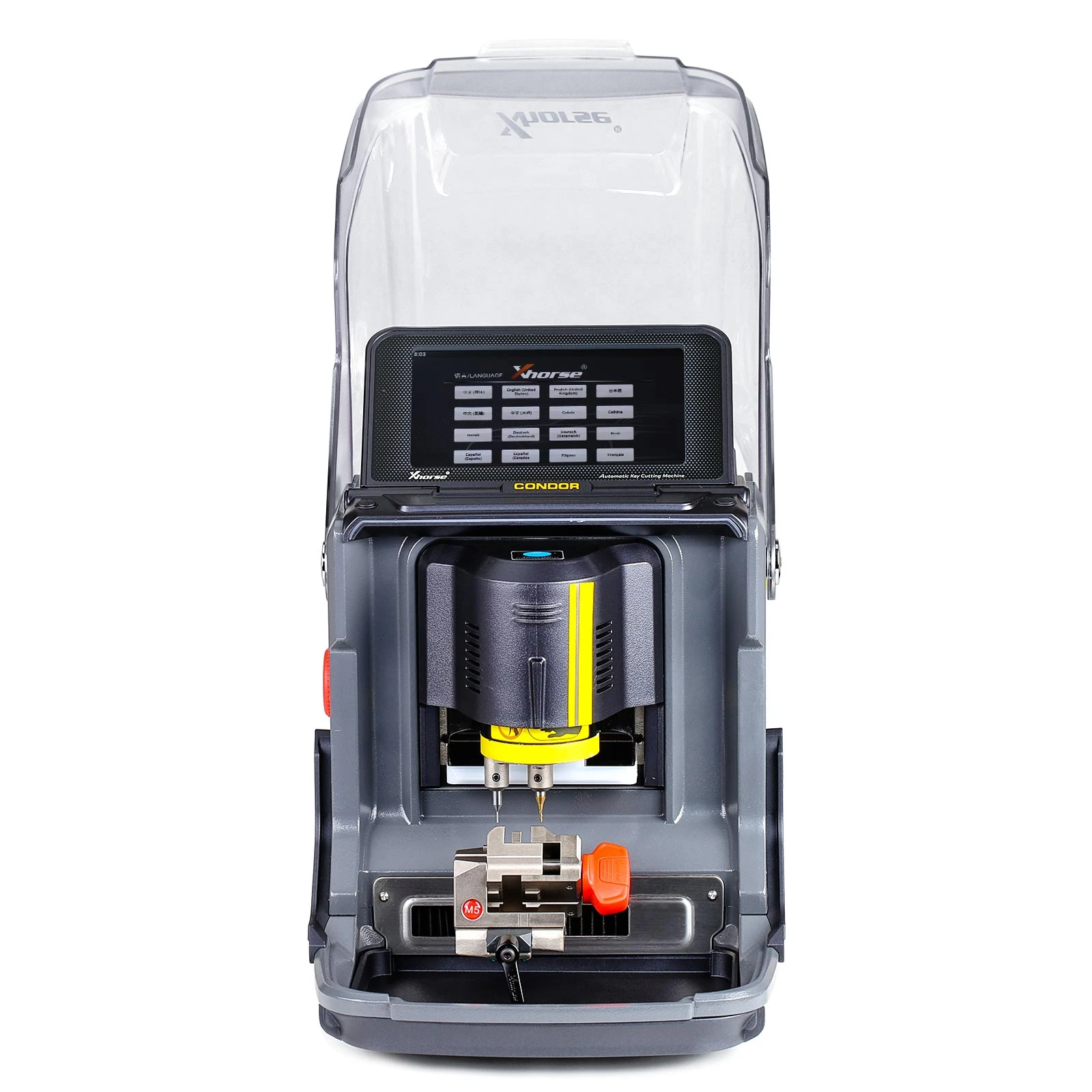 Xhorse Condor XC-MINI Plus II Key Cutting Machine Support Car/Motorbike/House Keys With M3 and M5 Clamps 8