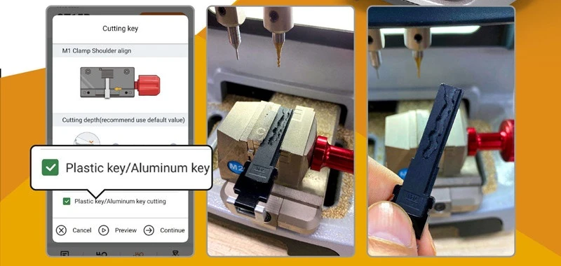 Xhorse Condor XC-Mini Plus Key Cutting Machine + VVDI MINI Key Tool feature detail 1