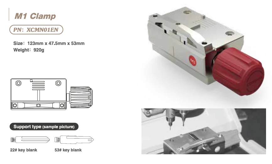 Xhorse Condor XC-Mini Plus Key Cutting Machine + VVDI MINI Key Tool feature detail 6
