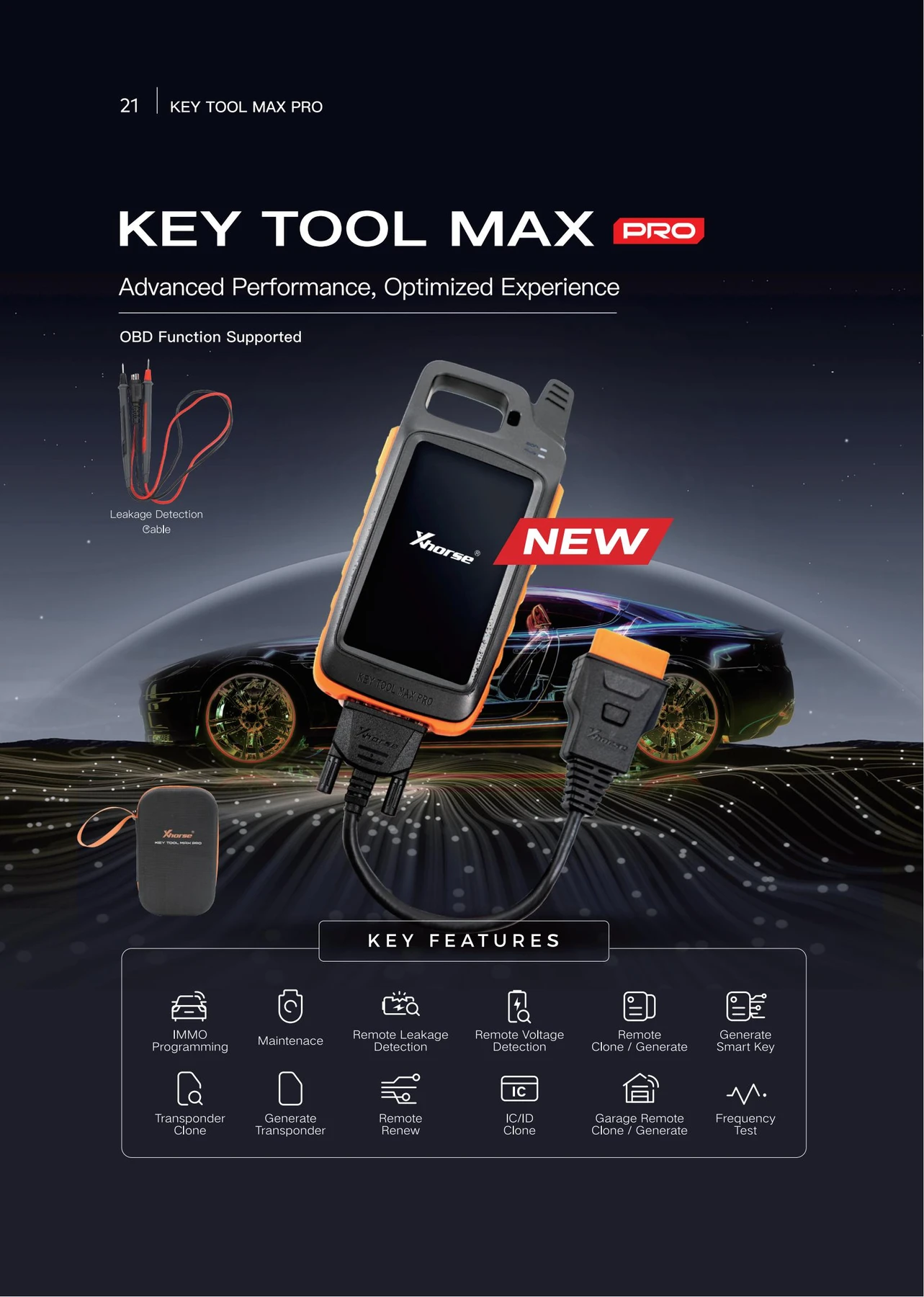 Xhorse Dolphin II XP-005L Key Cutting Machine and VVDI Key Tool Max Pro feature detail 5