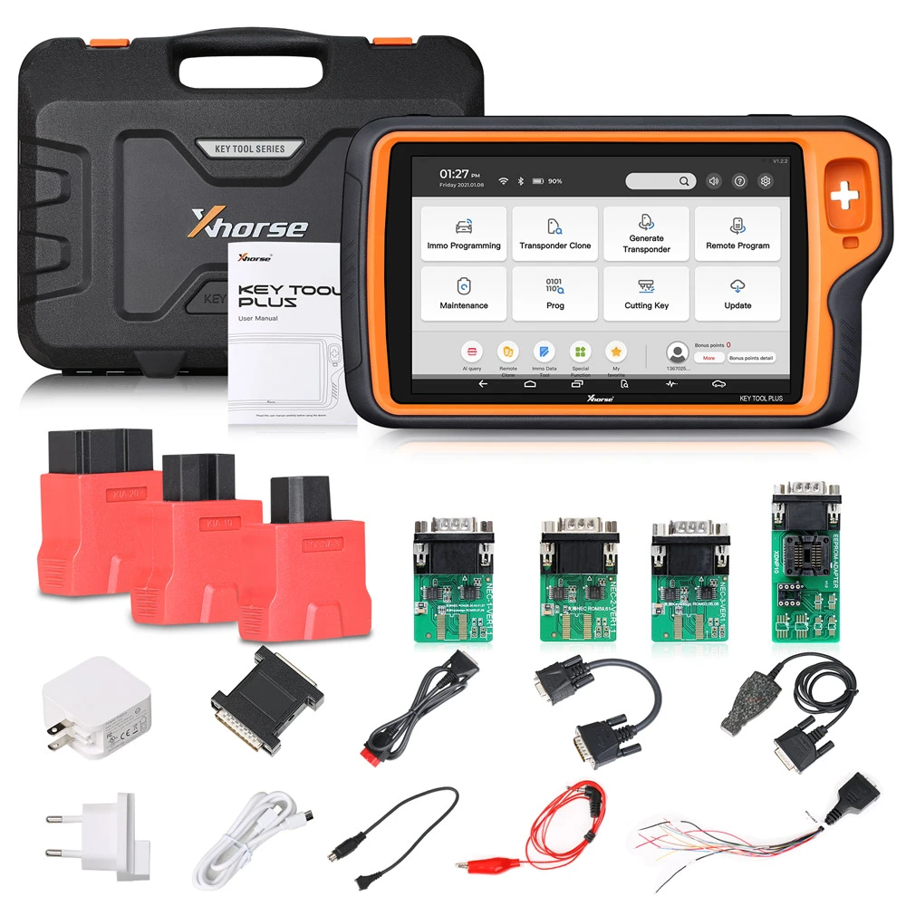 Xhorse Dolphin II XP-005L Key Cutting Machine and VVDI Key Tool Plus One BGA Token Free Everyday 12