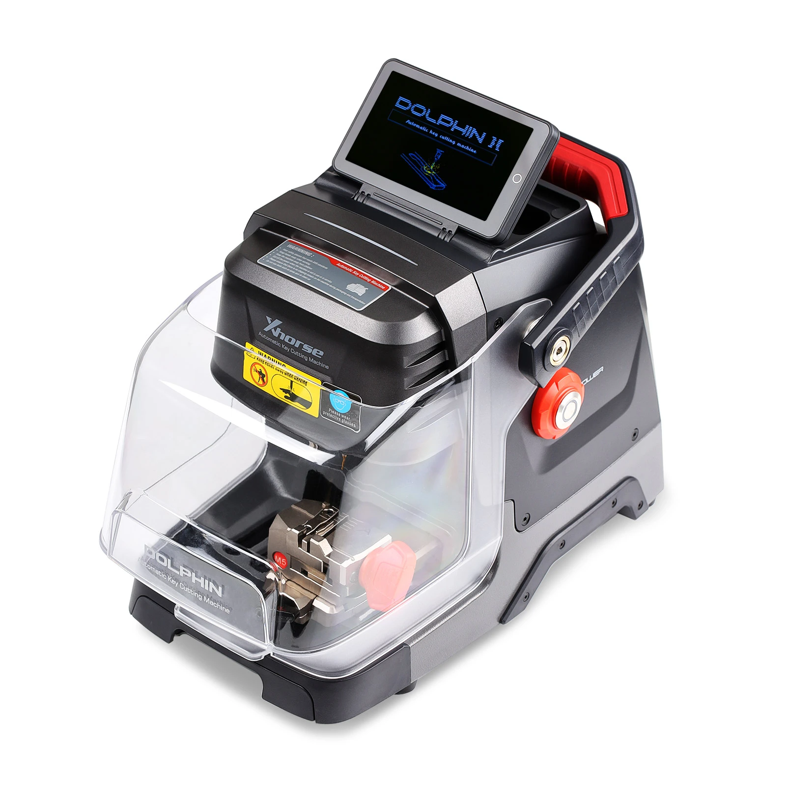Xhorse Dolphin II XP-005L XP005L Key Cutting Machine for All Key Lost HD Screen with M5 Clamp 6