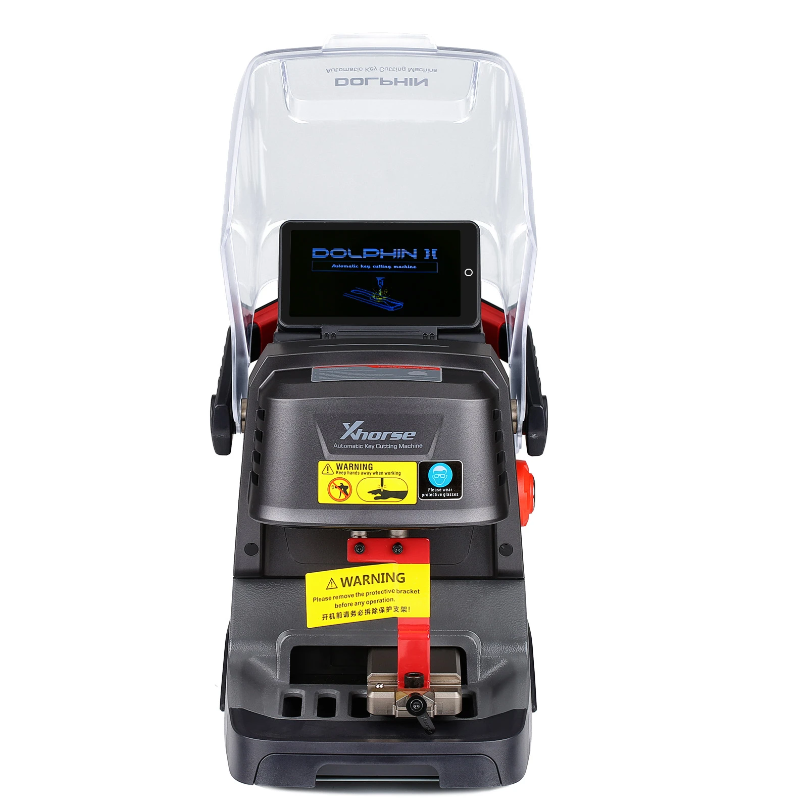 Xhorse Dolphin II XP-005L XP005L Key Cutting Machine for All Key Lost HD Screen with M5 Clamp 7