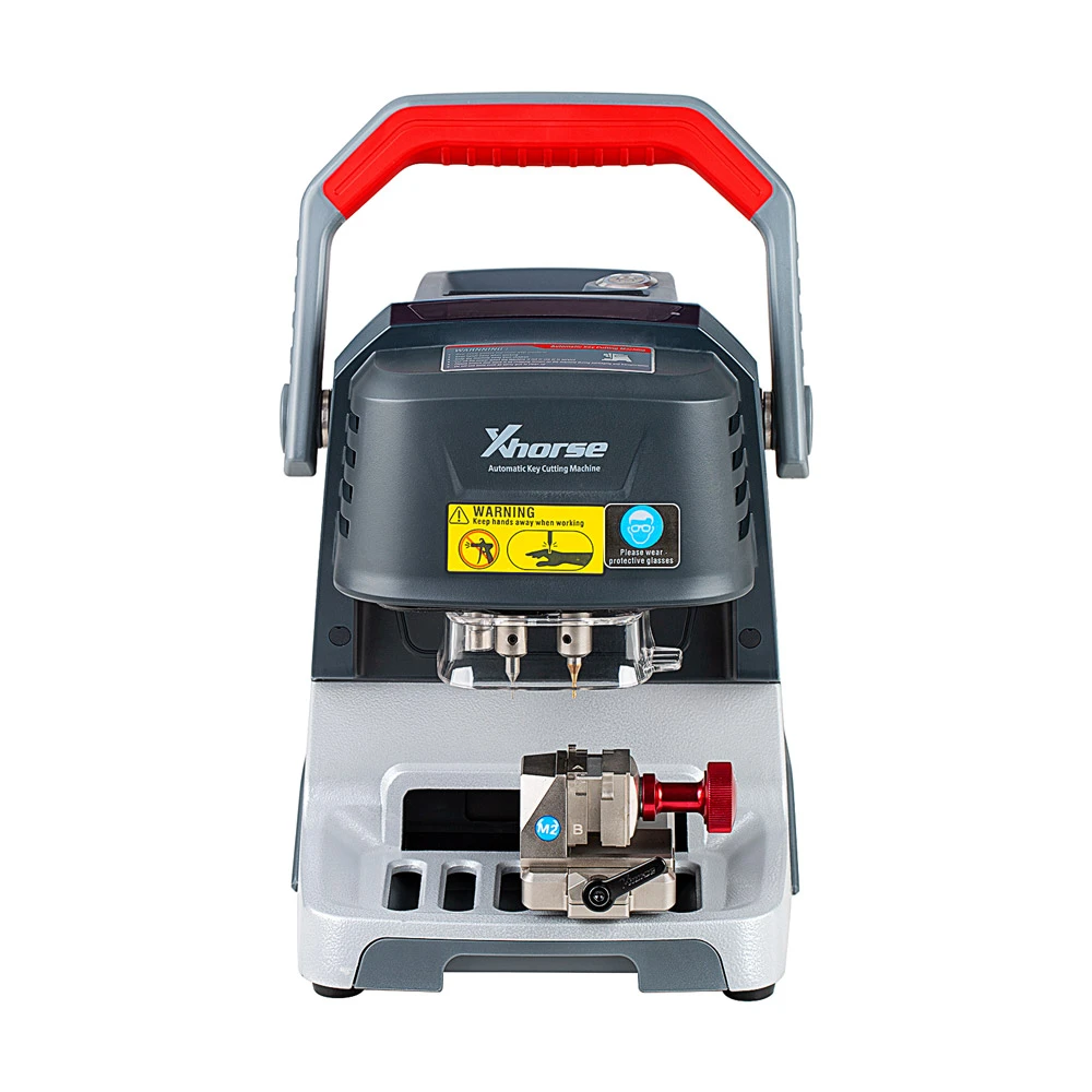 Xhorse Dolphin XP005 Key Cutting Machine with M5 Clamp plus VVDI Key Tool Max Pro As a Screen 4