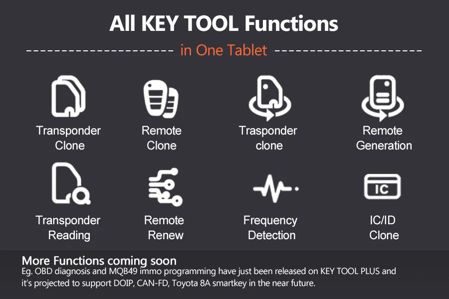 Xhorse VVDI Key Tool Plus Pad and 15pcs Mini Prog Solder-free Adapters feature detail 3