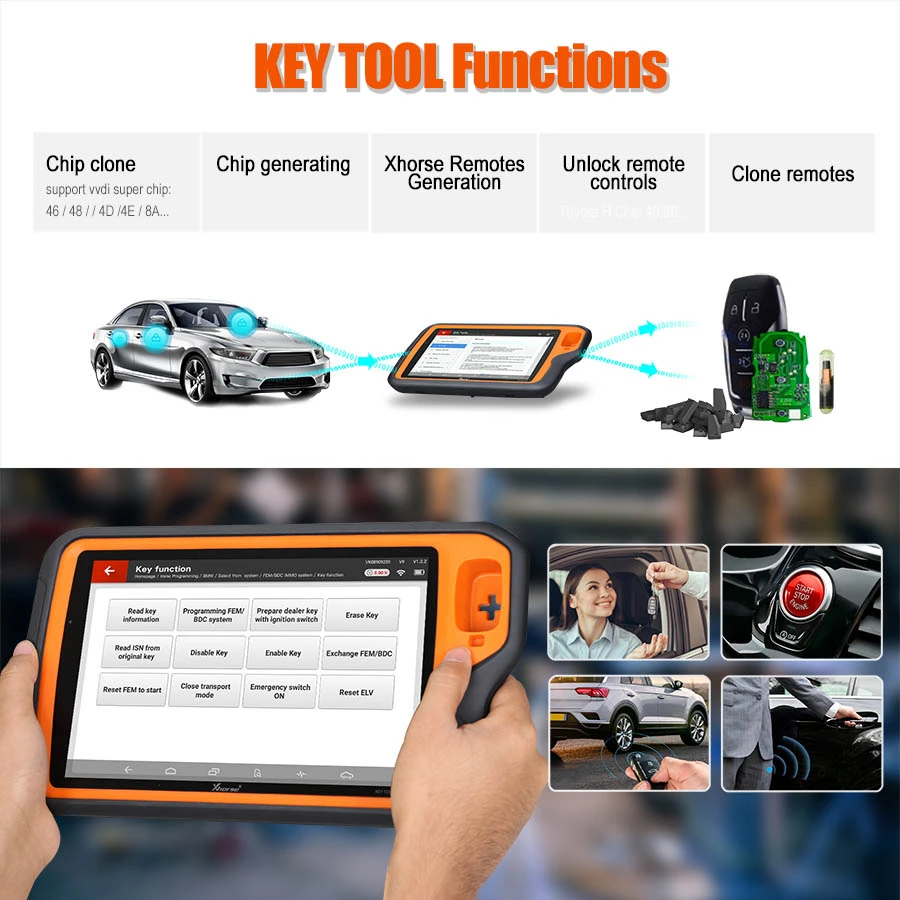 Xhorse VVDI Key Tool Plus Pad Full Configuration Advance GL Version feature detail 25