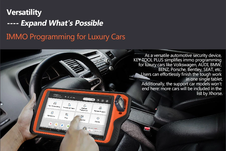 Xhorse VVDI Key Tool Plus Pad Full Configuration Advance GL Version feature detail 27