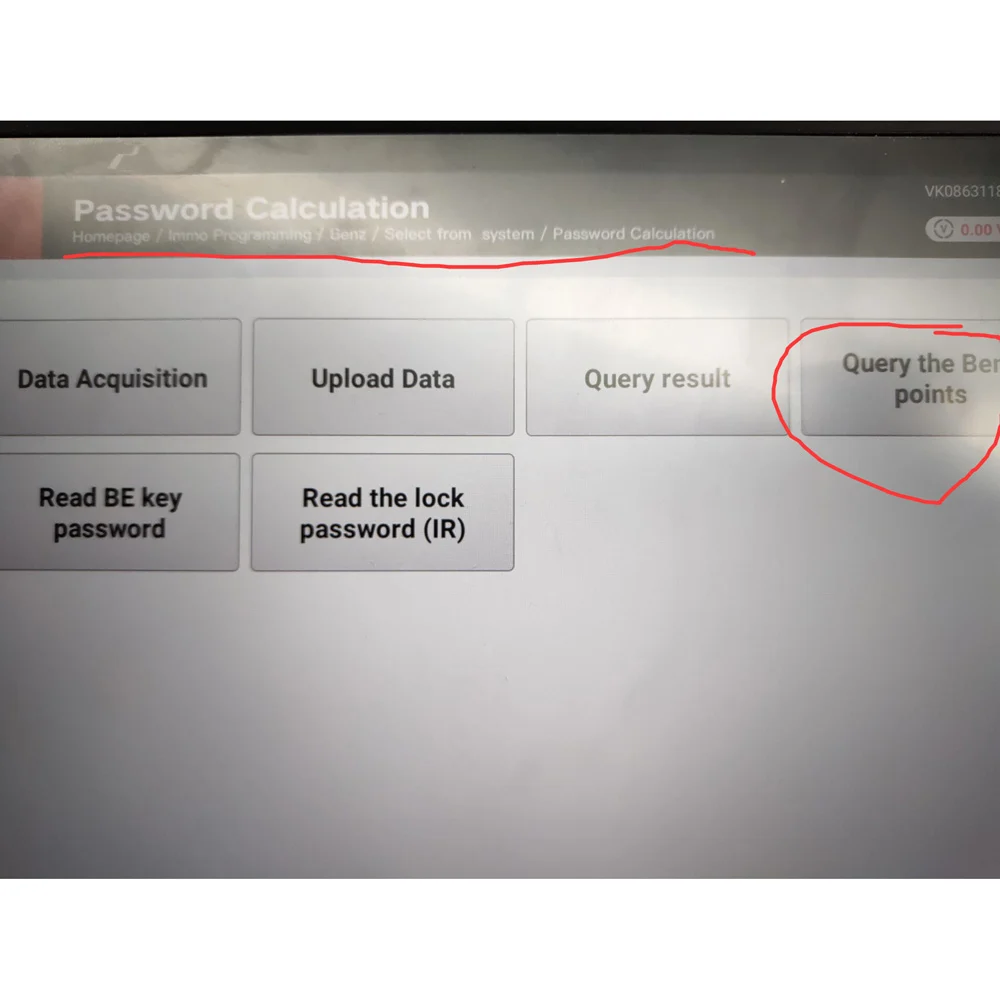 1 Token for VVDI Key Tool Plus Mercedes Password Calculation