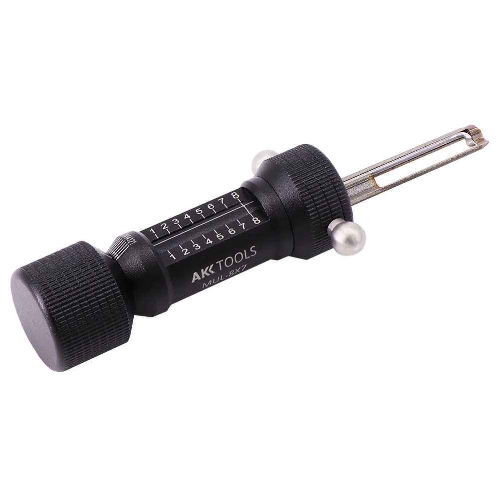 AKK 8X7 Flat Key Tool Suitable for 8-Bead/7-Bead Flat Key Lock