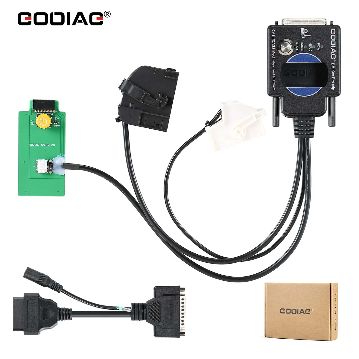 GODIAG BMW CAS1/CAS2 Mechanical Key Test Platform for Xhorse VVDI2/VVDI Key Tool Plus