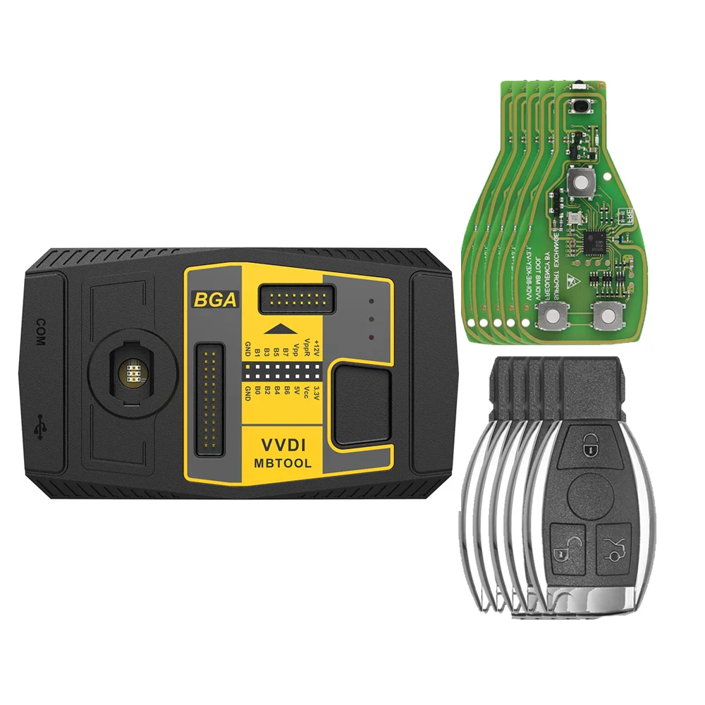 Xhorse VVDI MB Tool With 1 Year Unlimited Tokens+ 5PCS BE Keys with key shell