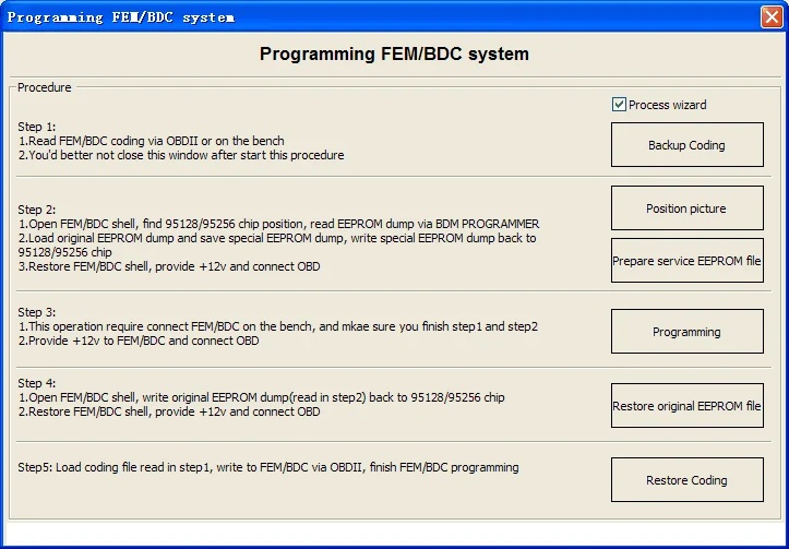 Xhorse VVDI2 Key Programmer BMW FEM/BDC Function Authorization Service