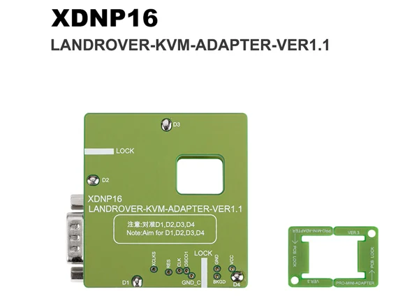 Xhorse XDNP16CH Adapters Solder-free Land Rover 1PCS Set For Xhorse MINI PROG and Key Tool Plus